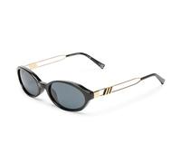 Le Specs Lunita - Gafas de sol para mujer, Marco negro/lentes ahumados, One Size