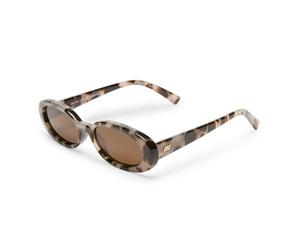 Le Specs Outta Love - Gafas de sol estrechas, ovaladas, unisex, estilo micro de los años 90, Naranja, Talla única