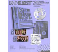 Le Sserafim DIFFERENT Offbeat Clover Book (CD) (Importación USA)