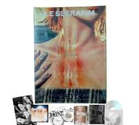 LE SSERAFIM HOT 5th Mini álbum [Vol 2 Tanned Guaiac Ver.] Folleto + CD + tarjeta fotográfica + postal + póster plegable