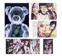 LE SSERAFIM - LE SSERAFIM - 4th Mini Album [CRAZY] (Weverse Albums Ver. - A ver.) Outer Box + QR Photocard + Photocard + User Guide + 2 Pin Badges + 4 Extra Photocards