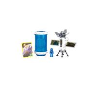 Silverlit - ASTROPOD - La Estación de Comunicación: Caja Personaje y estación 15 cm - Temática Universo y Espacio - Kit de construcción de 15 Piezas para Montar - A Partir de 6 años