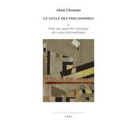 Le style des philosophes: Volume 1, Pour une approche stylistique des textes philosophiques (Le Discours philosophique)
