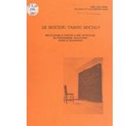 Le Suicide : Tabou Social ? (ebook)