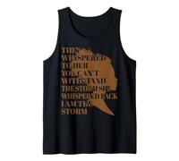 Le susurraron Que no Puedes con Stand The Storm - Afro Camiseta sin Mangas