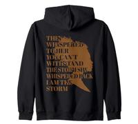 Le susurraron Que no Puedes con Stand The Storm - Afro Sudadera con Capucha