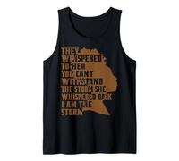 Le susurraron que no puedes soportar la tormenta - BLM Camiseta sin Mangas