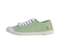 Deportivas de tela Basic 02 Mujer Talla 38. Color Verde