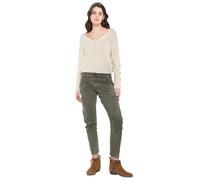 Le Temps des Cerises Pantalones Cargo 7/8 th Rivera Caqui, verde, 34 W