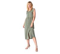 Le Temps des Cerises Vestido Largo Tolypel Caqui, verde, XL