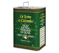 Le Terre di Colombo - Aceite de oliva virgen extra 100 % italiano, lata de 3 L