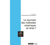 Le tournant des méthodes empiriques en droit ?: 41