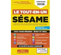 Le tout-en-un SESAME: Concours 2026
