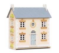 Le Toy Van - Bay Tree Doll House Large Wooden Doll House, 3 Storey Wooden Dolls House Play Set - Suitable For Ages 3+