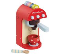 Le Toy Van - Cafetera de madera | Máquina automática para hacer café espresso | Juego simbólico de imaginación - Accesorio para cocinitas Honeybake | A partir de +3 años
