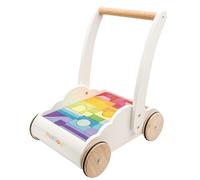 Le Toy Van - Carrito Petilou andador de madera | Carrito andador Nubes y Arcoíris | Recomendado para niños y niñas - A partir de +12 meses