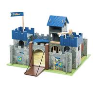 Le Toy Van - Castles Collection Wooden Toy Educational Excalibur Knights Castle, Kids Wooden Castle Playset Model Castle