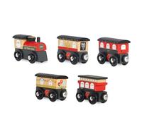 Le Toy Van Childrens Royal Express Passenger, Classic Wooden Set for Toddlers Ethically Made and as A Gift, Suitable for Ages 3+, TV710, Red Train, Universal