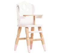 Le Toy Van - Educational Wooden Toy Role Play Beautiful Doll High Chair, Girls & Boys Pretend Play Toy High Chair - For Ages 3+