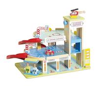 Le Toy Van - icónico Garaje de madera Le Grand Garaje | Juguete de rol de vehículos para niños y niñas - A partir de +3 años