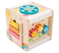 Le Toy Van - Juego Petilou cubo de madera | Cubo de actividades multisensorial | Recomendado para niños y niñas - A partir de +12 meses