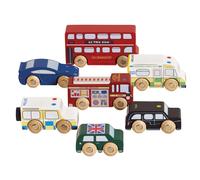 LE Toy Van London Set Toys premium de madera para nios de 3 aos y ms (TV267) 7-PK