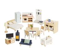 Le Toy Van - Mi primer mobiliario de madera | Set accesorio de casitas de muñecas de madera colección Daisylane | A partir de 3 años +