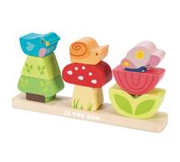 Le Toy Van - PL009 - Holz-Stapelgarten-Lernspiel für Kinder AB 1 Jahr, Montessor