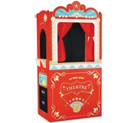 Le Toy Van - Wooden Educational Puppet Theatre, Kids Role Play Toy - Suitable For 3 Years +, Multicolor, 69.85 x 40.89 x 121.92 cm