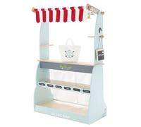 Le Toy Van - Tienda y Cafetería - Colección Honeybake | Juego imaginativo | Mercado reversible con ruedas | A partir de +3 años