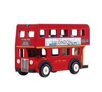 Le Toy Van TV469 Cars & Construction Double Decker Wooden Role Play Suitable for Girls and Boys Toys, London Bus