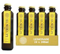 Le Tribute Refresco Lemonade Pack 24 x 200 ml, con Ingredientes Naturales, Burbuja Duradera, Toque Fresco, Equilibrado, Cítrico y Ácido, con Limón, Color Amarillo, Aroma 100% Natural