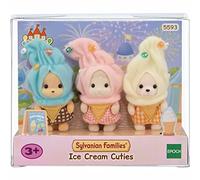 SYLVANIAN FAMILIES 5593 Trío de bebés con Trajes de Helado , english