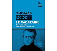 Le vacataire: Expérience vécue de la précarité à l'université