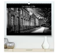 Le Vieux Lille (Calendrier mural 2026 DIN A2 vertical) calendrier de bureau: Photographies en noir et blanc des rues du "Vieux Lille"