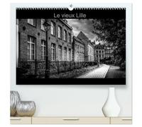 Le Vieux Lille (Calendrier mural haut de gamme 2027 DIN A2 vertical), CALVENDO calendrier mensuel: Photographies en noir et blanc des rues du "Vieux Lille"