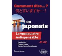 Le vocabulaire indispensable en japonais A1-A2