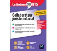 Le Volum Bts - Collaborateur Juriste Notarial (ebook)