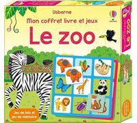 Le zoo - mon coffret livre et jeux - des 3 ans