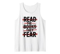Lea los libros que temen contra la censura Camiseta sin Mangas