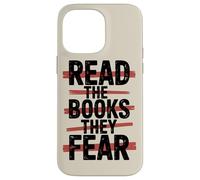 Lea los libros que temen contra la censura Carcasa para iPhone 14 Pro Max