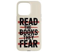 Lea los libros que temen contra la censura Carcasa para iPhone 15 Pro Max