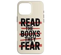 Lea los libros que temen contra la censura Carcasa para iPhone 16 Pro Max