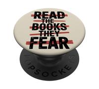 Lea los libros que temen contra la censura PopSockets PopGrip Adhesivo