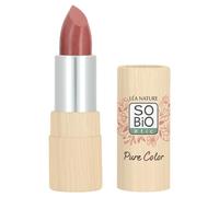 LÉA NATURE SO Bio Étic | Pintalabios satinado | Certificado Orgánico | Pure Color | Rosewood | Brillante y satinado | Cobertura uniforme | Labios nutridos | Manteca de karité | Vegano | Fabricado en