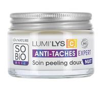 LEA NATURE SO BIO ÉTICO | Cuidado Peeling suave Noche - Lumi'lys [C] | Experto Antimanchas | Previene y Reduce todo tipo de manchas | Piel luminosa | 99% de origen natural | Fabricado en Francia | 50