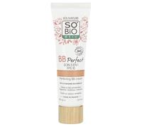 Lea Nature SO Organic Etic BB 5 en 1 - Crema orgánica certificada - Hidrolato de hibisco, SPF - Transparente, Hidraulente, Uniforme, Liso, Revela brillo, Protege la piel