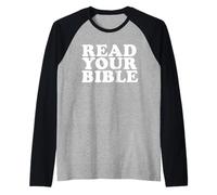LEA TU BIBLIA Camiseta Manga Raglan