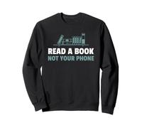 Lea un Libro, no su teléfono (Declaración de Bookworm) Sudadera