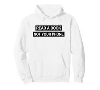 Lea un Libro, no su teléfono (Declaración de Bookworm) Sudadera con Capucha